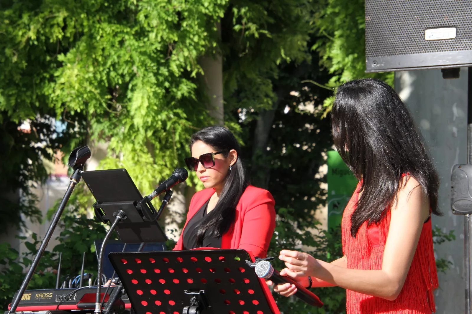 Sácame a Bailar versión verano en el Parque de Huesca. Foto Carlos Neofato