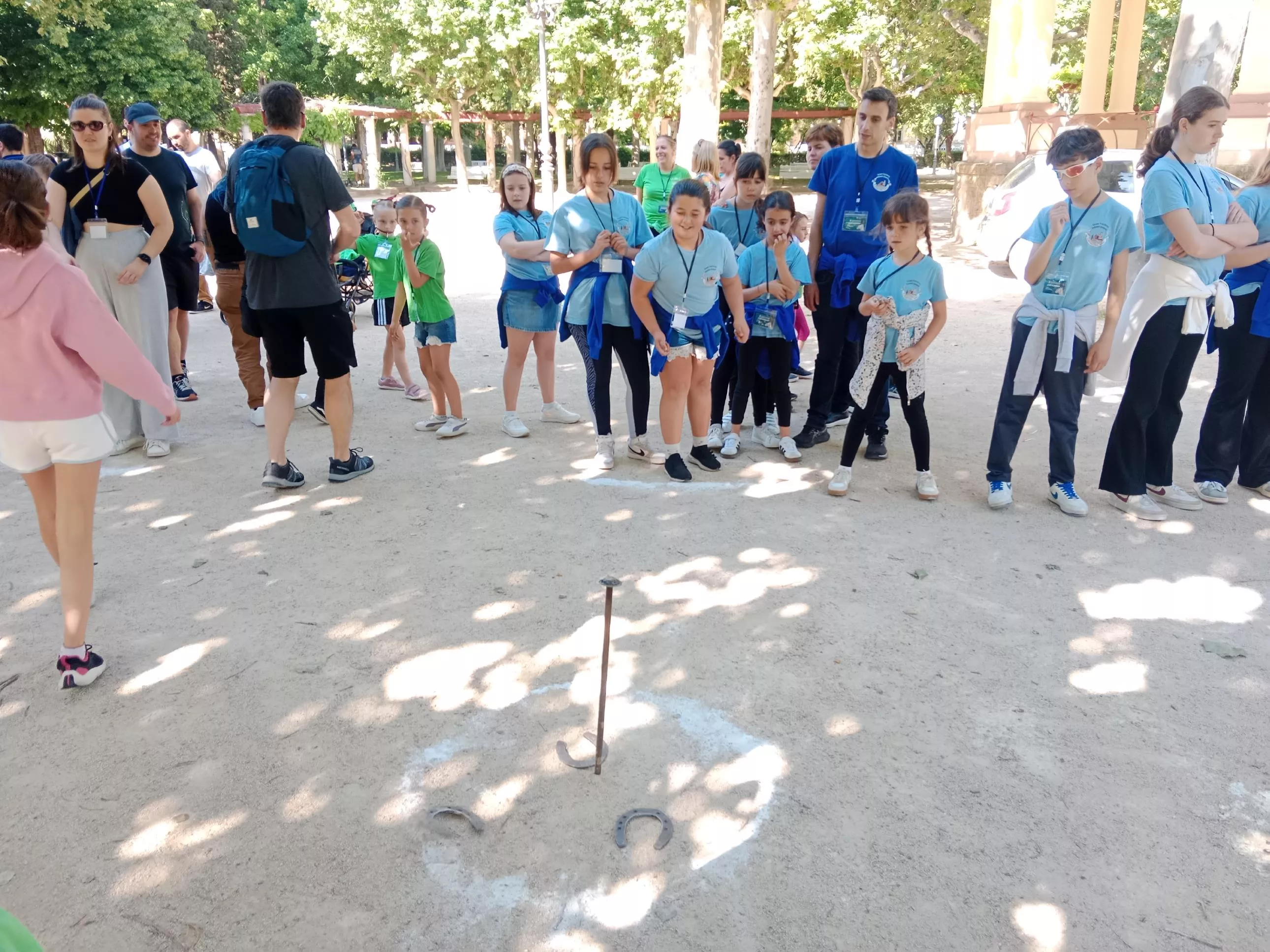 Juegos tradicionales con Santa Cecilia, herraduras
