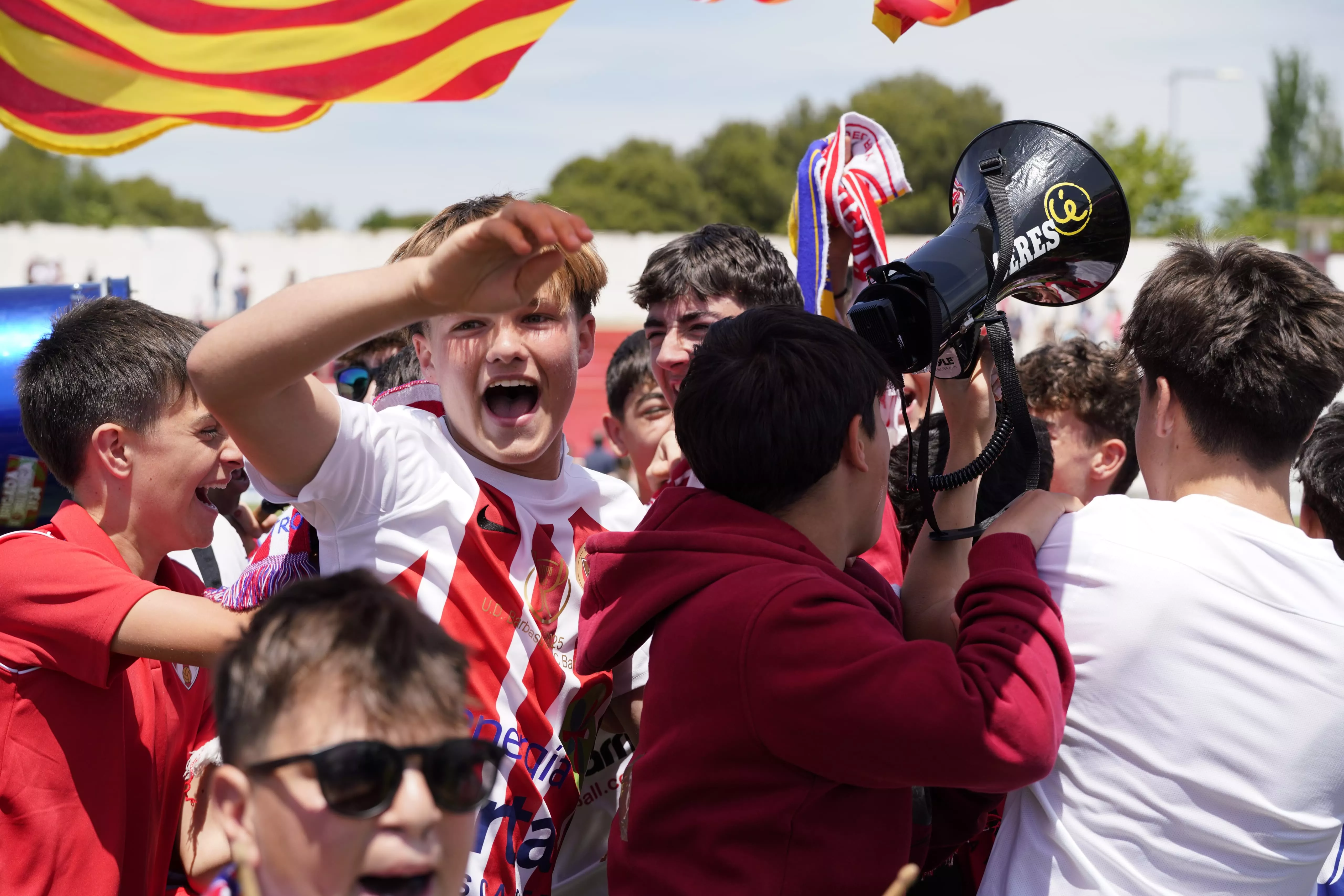 Imágenes de la salvación de la UD Barbastro en Segunda RFEF. Foto: @fotomaniafut