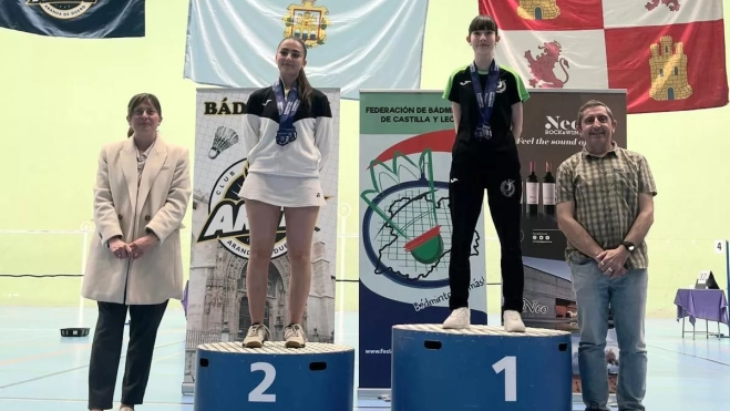 Emma Bibián, campeona en Aranda de Duero. Emma Bibián, campeona en Aranda de Duero.