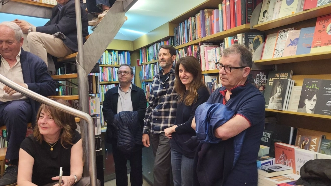 Presentación de la obra de Maderuelo sobre Claude Lorrain. Foto Mercedes Manterola. Presentación de la obra de Maderuelo sobre Claude Lorrain. Foto Mercedes Manterola.