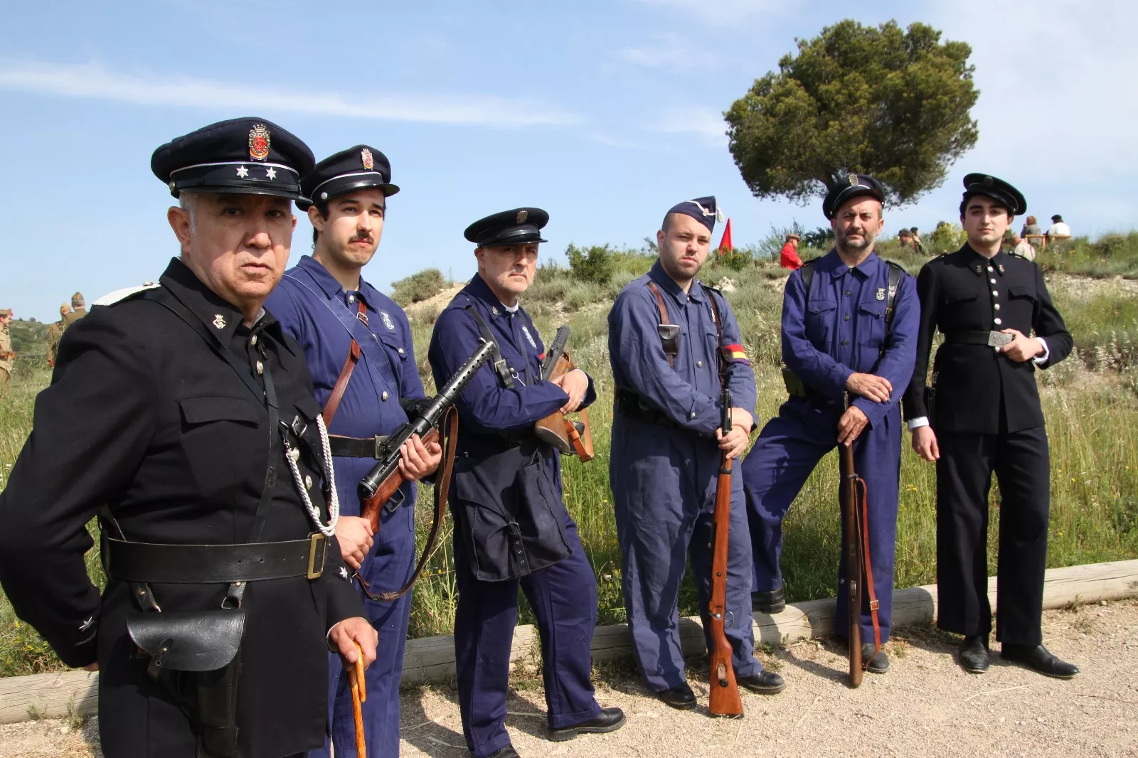 VII edición de la Trinchera Viviente en Alcubierre. Foto Carlos Neofato