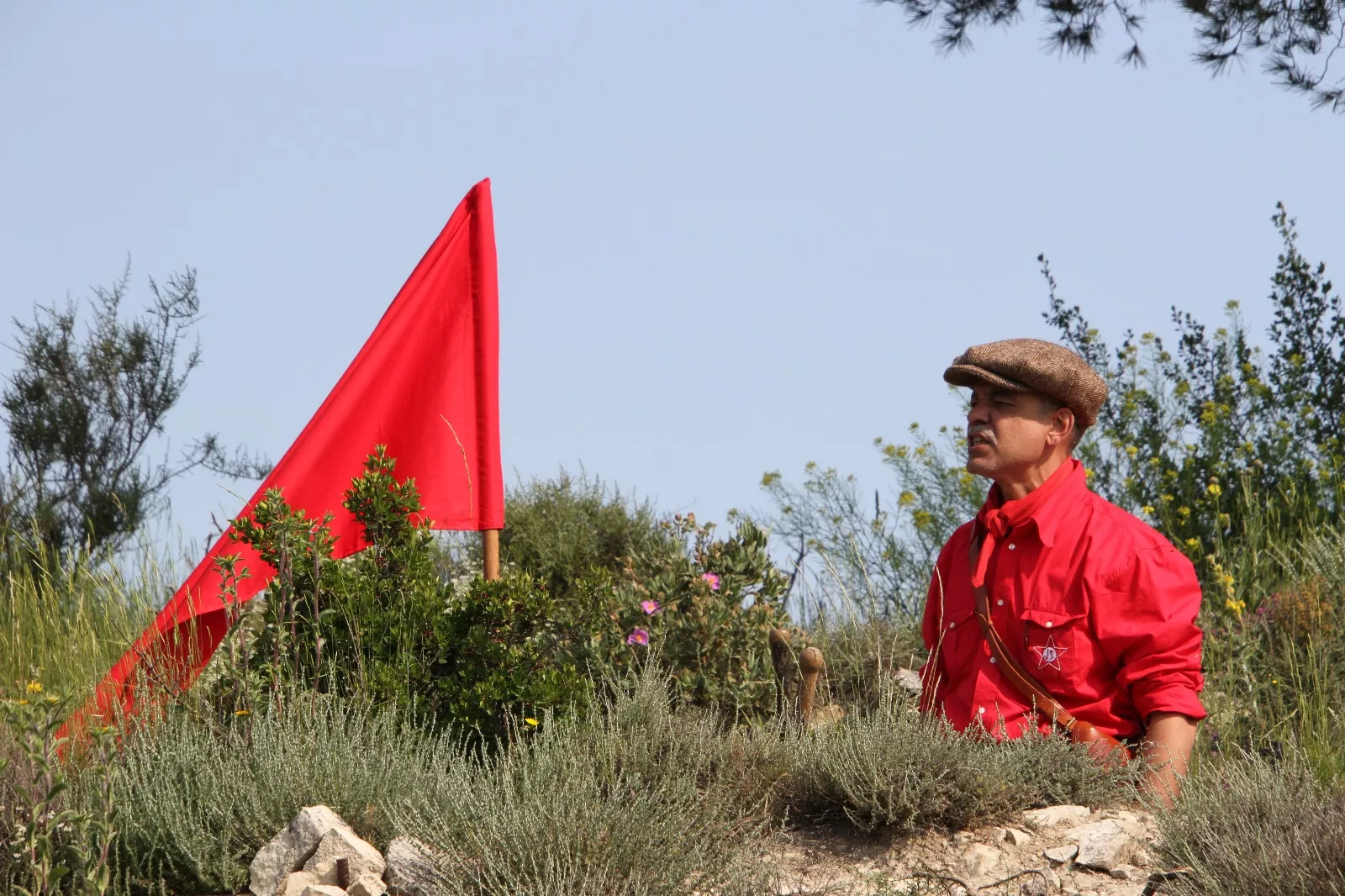 VII edición de la Trinchera Viviente en Alcubierre. Foto Carlos Neofato