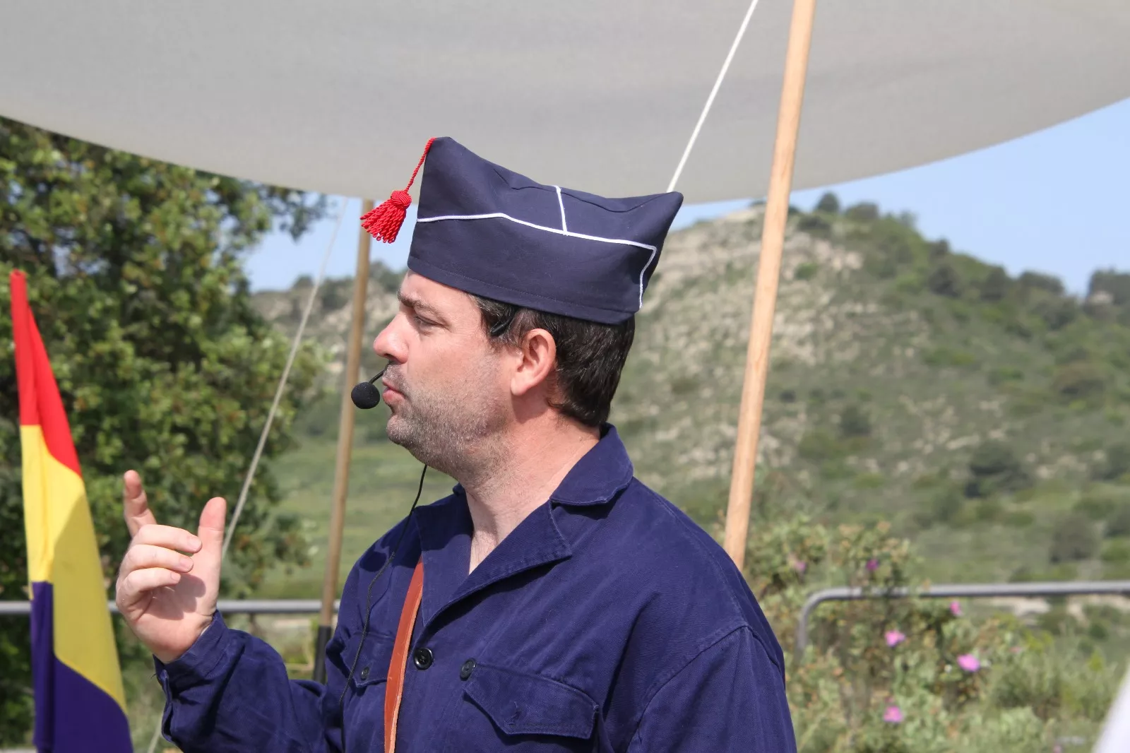 VII edición de la Trinchera Viviente en Alcubierre. Foto Carlos Neofato