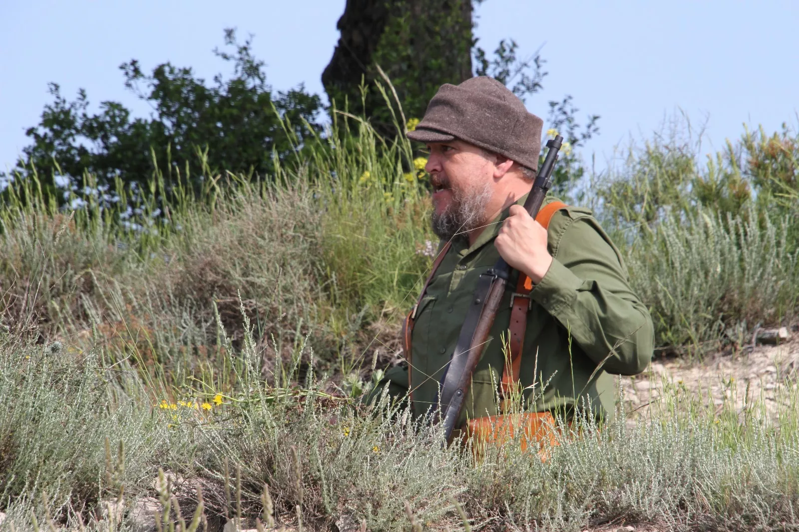 VII edición de la Trinchera Viviente en Alcubierre. Foto Carlos Neofato