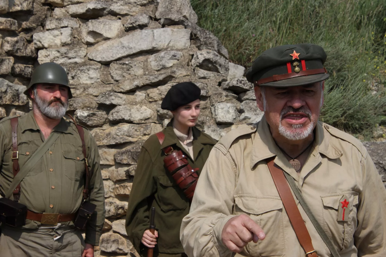 VII edición de la Trinchera Viviente en Alcubierre. Foto Carlos Neofato