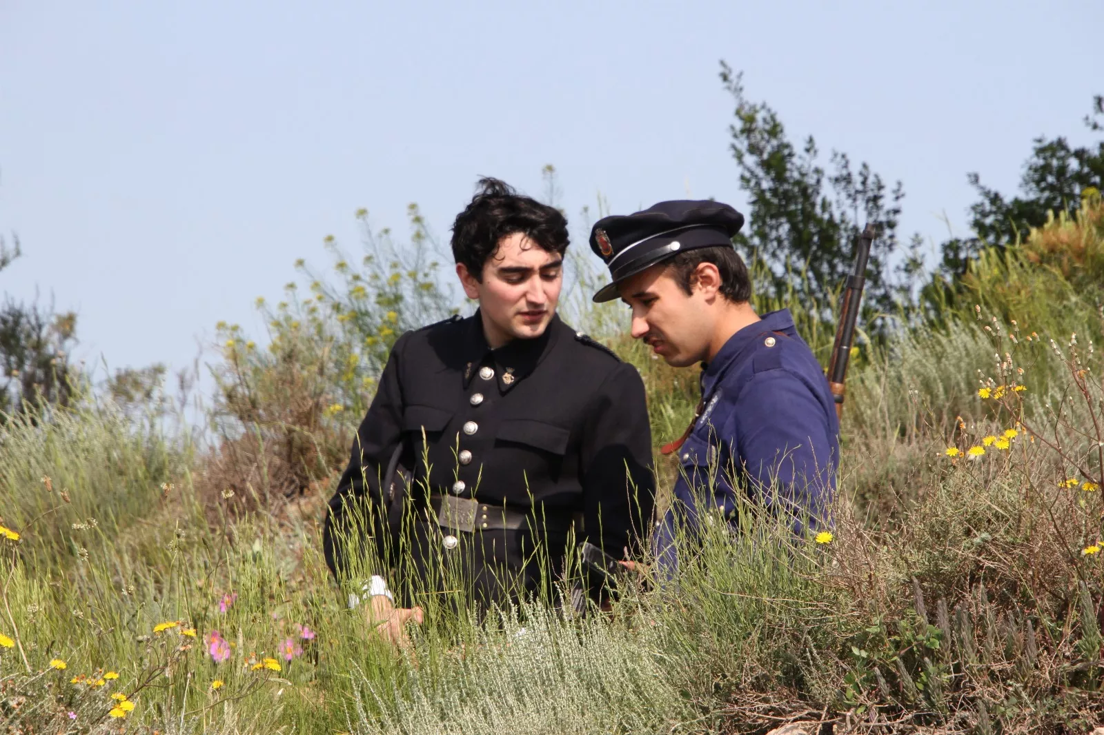 VII edición de la Trinchera Viviente en Alcubierre. Foto Carlos Neofato