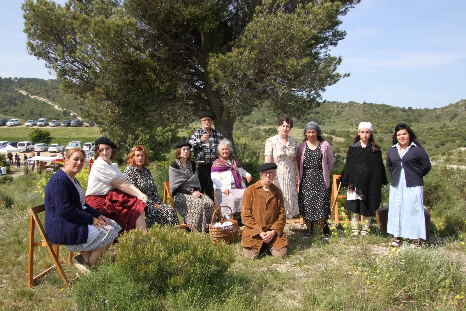 VII edición de la Trinchera Viviente en Alcubierre. Foto Carlos Neofato