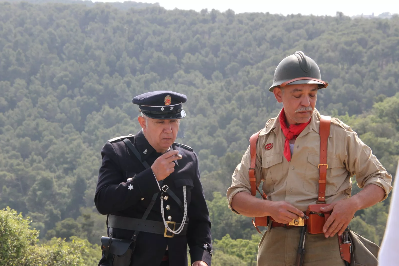 VII edición de la Trinchera Viviente en Alcubierre. Foto Carlos Neofato