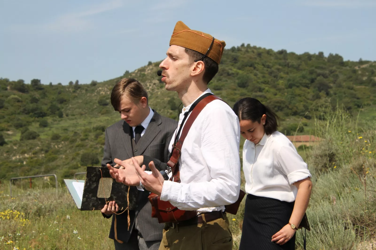 VII edición de la Trinchera Viviente en Alcubierre. Foto Carlos Neofato