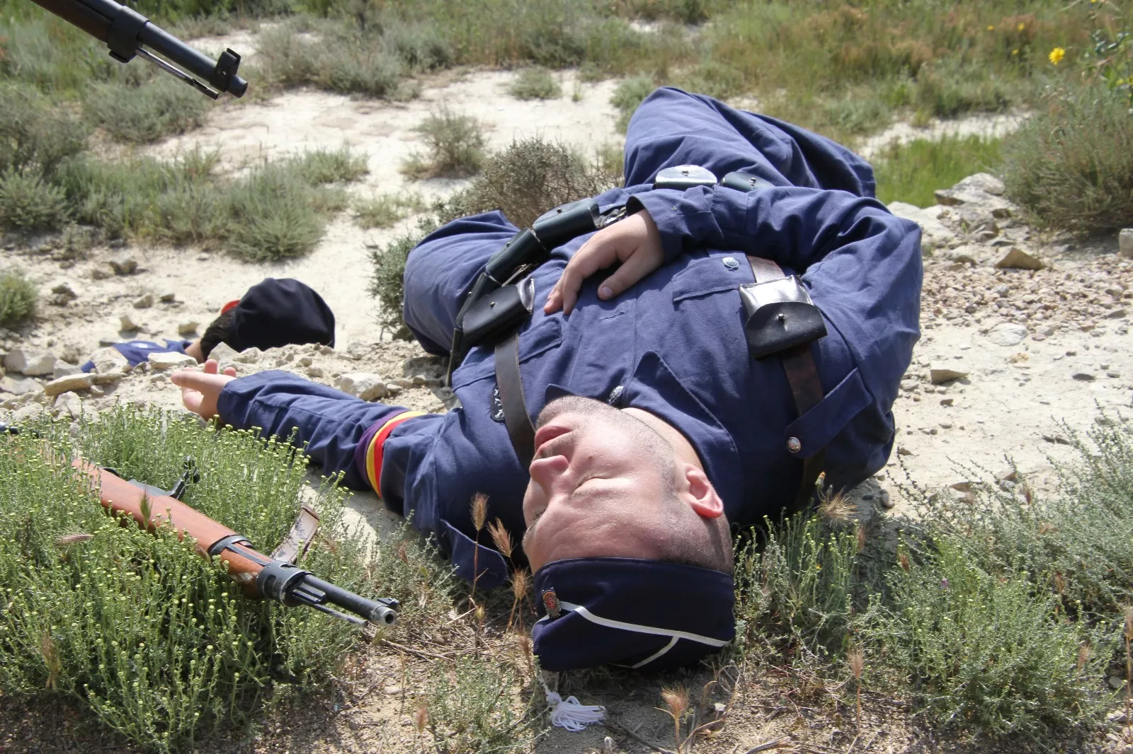 VII edición de la Trinchera Viviente en Alcubierre. Foto Carlos Neofato