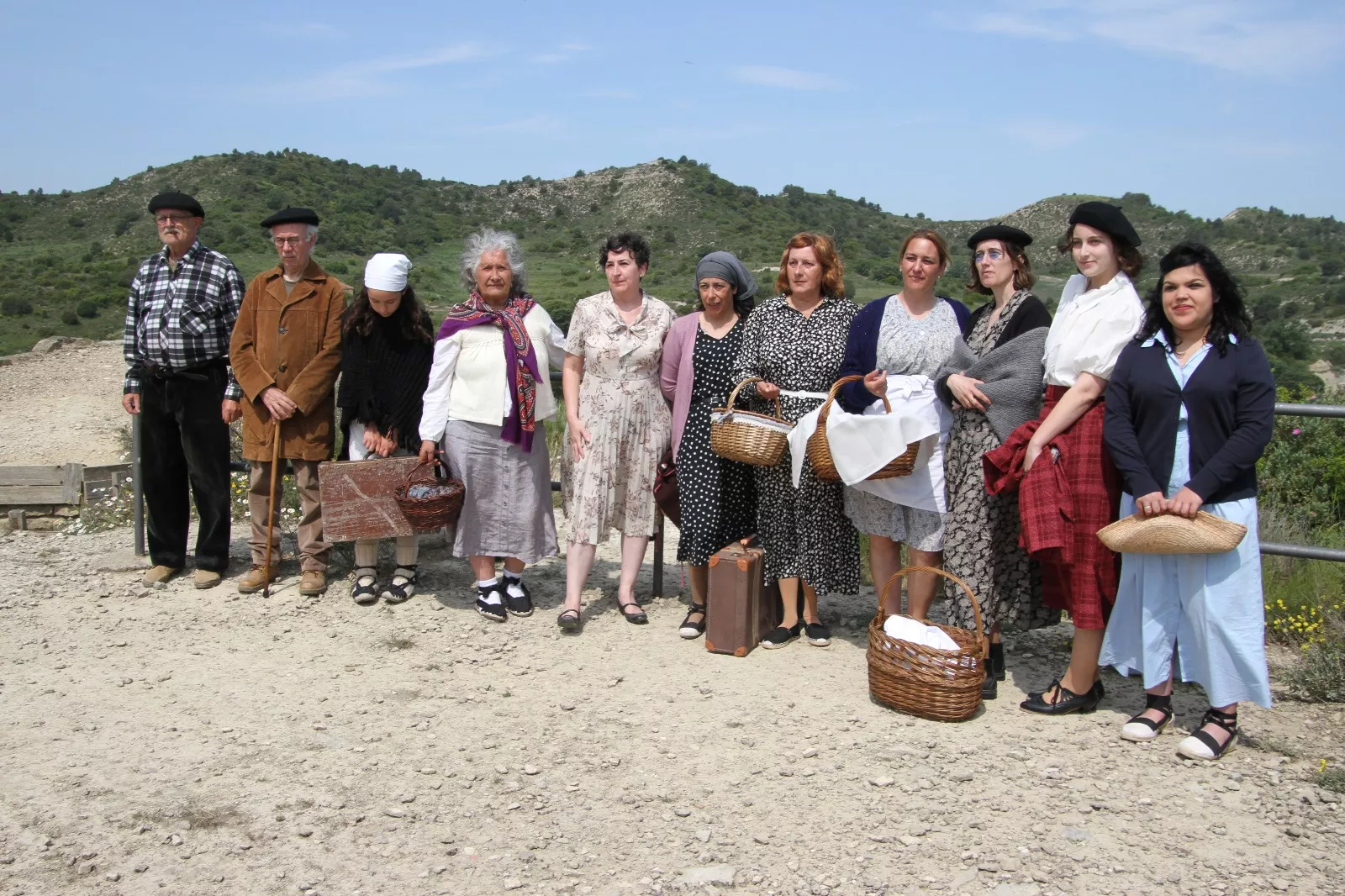 VII edición de la Trinchera Viviente en Alcubierre. Foto Carlos Neofato