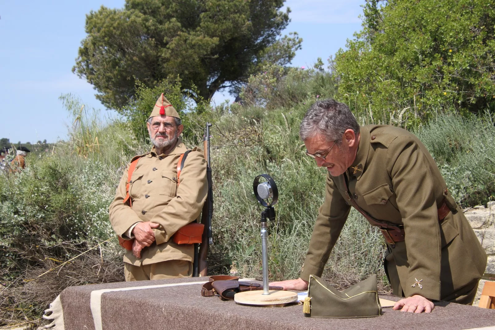 VII edición de la Trinchera Viviente en Alcubierre. Foto Carlos Neofato