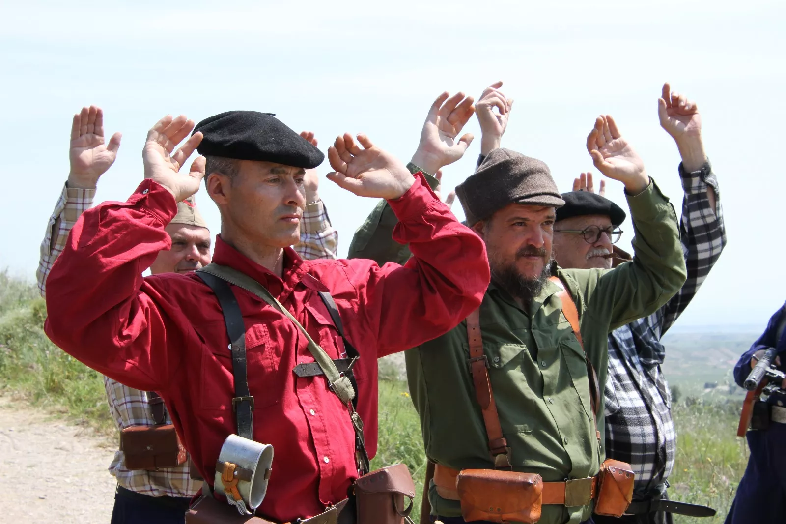 VII edición de la Trinchera Viviente en Alcubierre. Foto Carlos Neofato