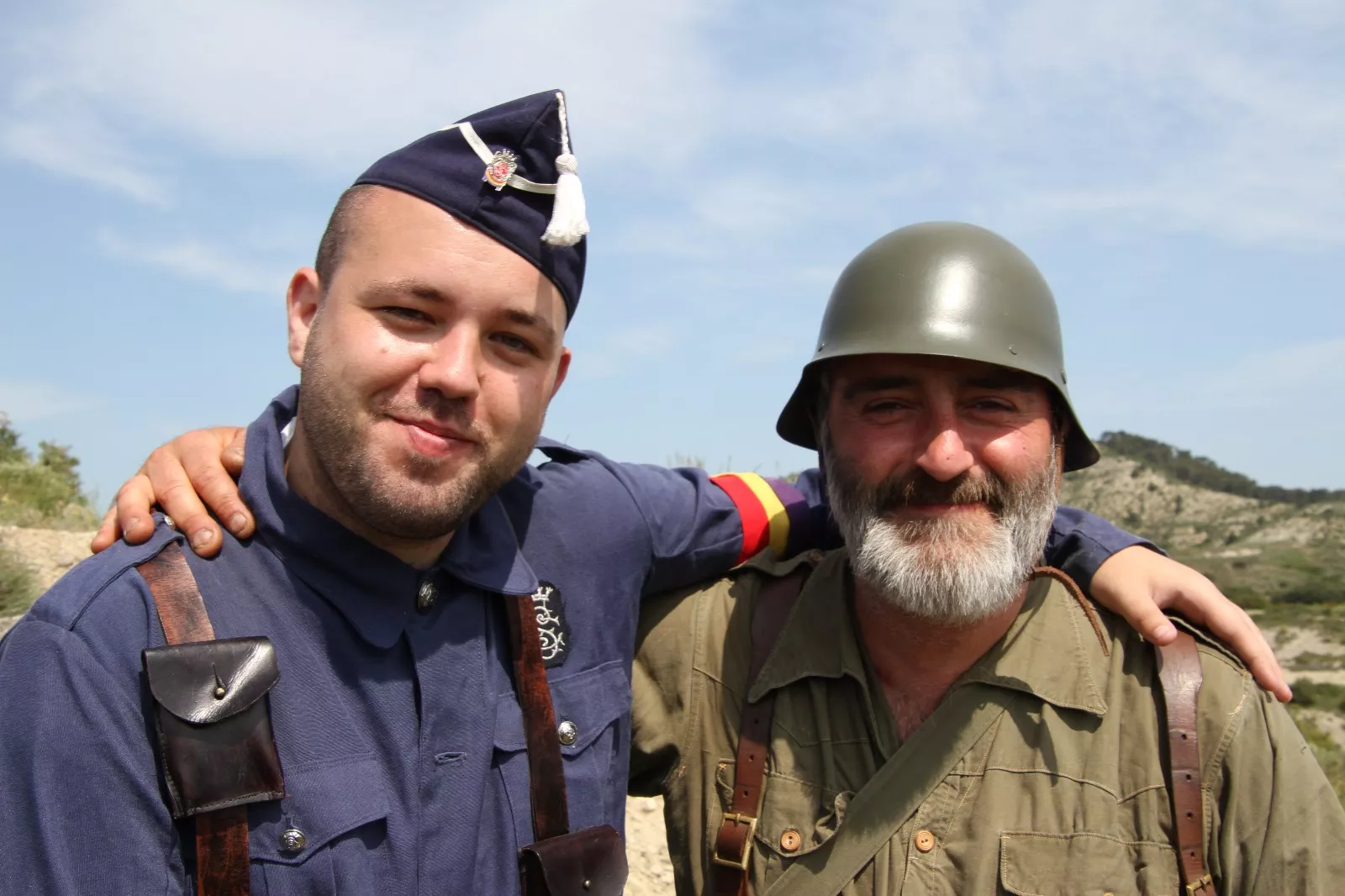 VII edición de la Trinchera Viviente en Alcubierre. Foto Carlos Neofato