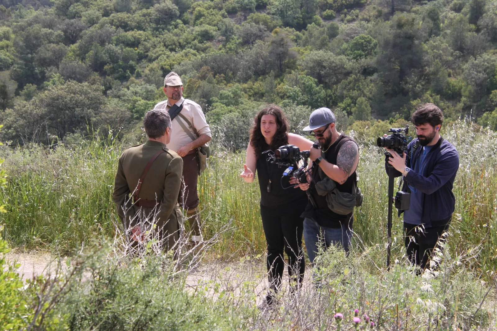 VII edición de la Trinchera Viviente en Alcubierre. Foto Carlos Neofato