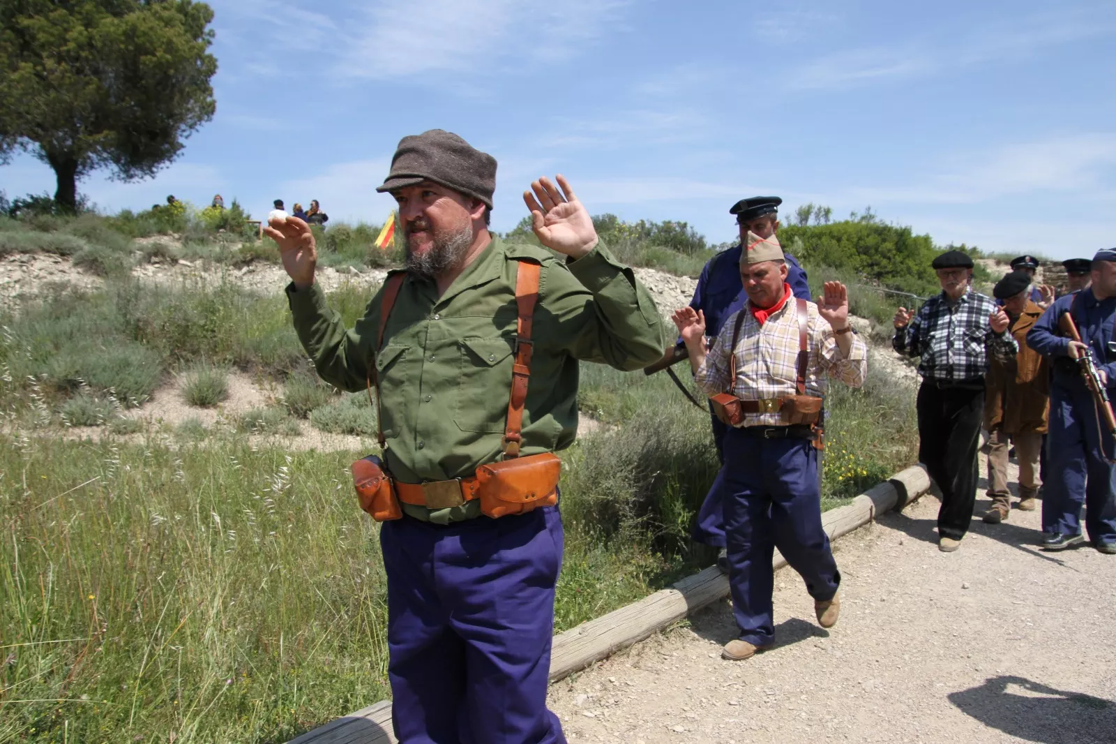 VII edición de la Trinchera Viviente en Alcubierre. Foto Carlos Neofato