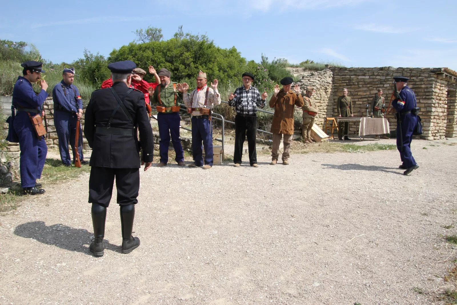VII edición de la Trinchera Viviente en Alcubierre. Foto Carlos Neofato