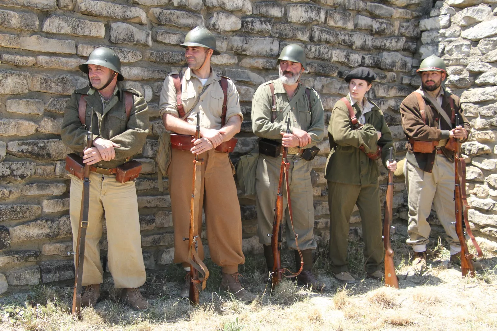 VII edición de la Trinchera Viviente en Alcubierre. Foto Carlos Neofato