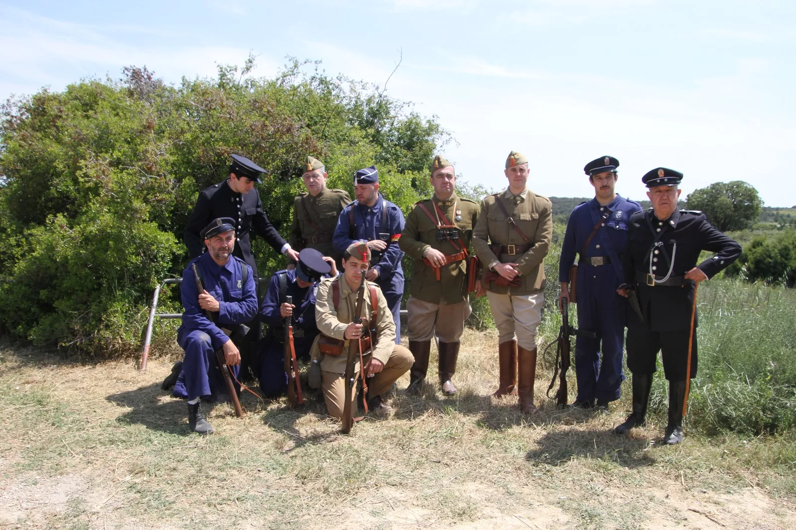 VII edición de la Trinchera Viviente en Alcubierre. Foto Carlos Neofato