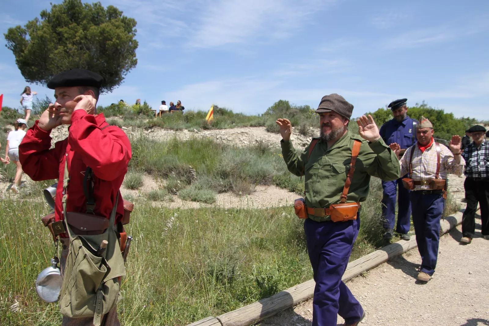 VII edición de la Trinchera Viviente en Alcubierre. Foto Carlos Neofato