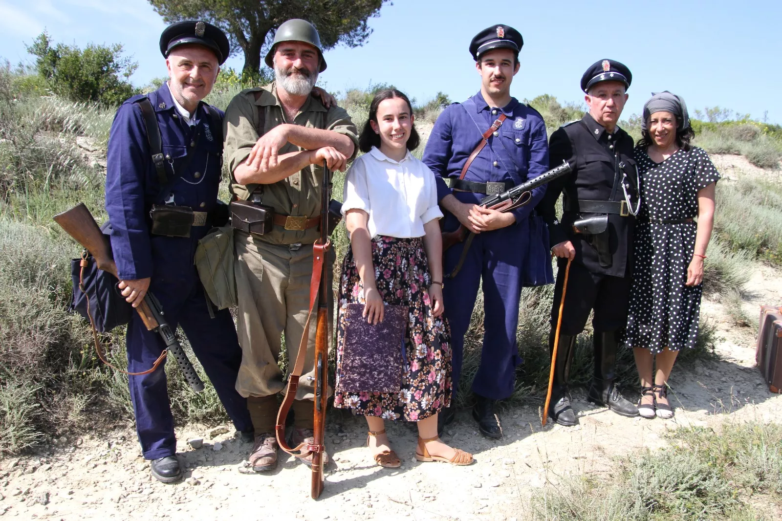 VII edición de la Trinchera Viviente en Alcubierre. Foto Carlos Neofato