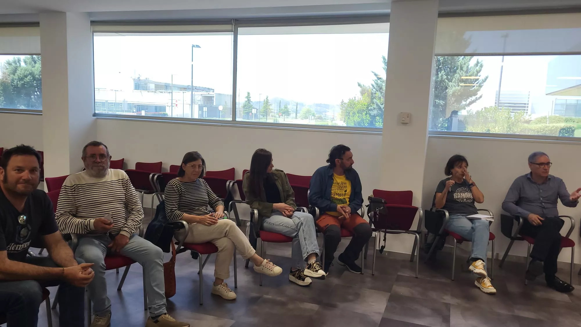 Reunión de hortelanos y otros productores en el Ciga de Huesca