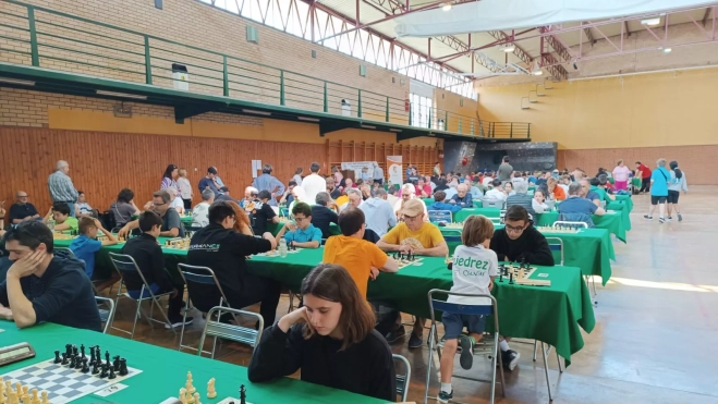 Gran ambiente en el pabellón estadillano. Gran ambiente en el pabellón estadillano.