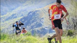 Álvaro Osanz en carrera. Álvaro Osanz en carrera.