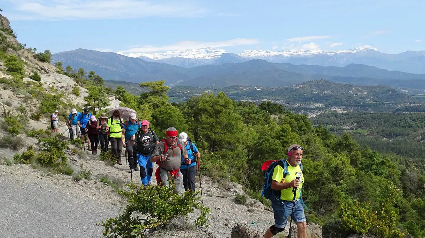Llegando a Santa María de Buil. Foto Alfredo Zazo