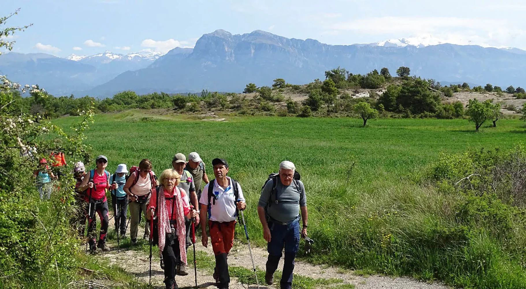 Llegando a Santa María de Buil. Foto Alfredo Zazo