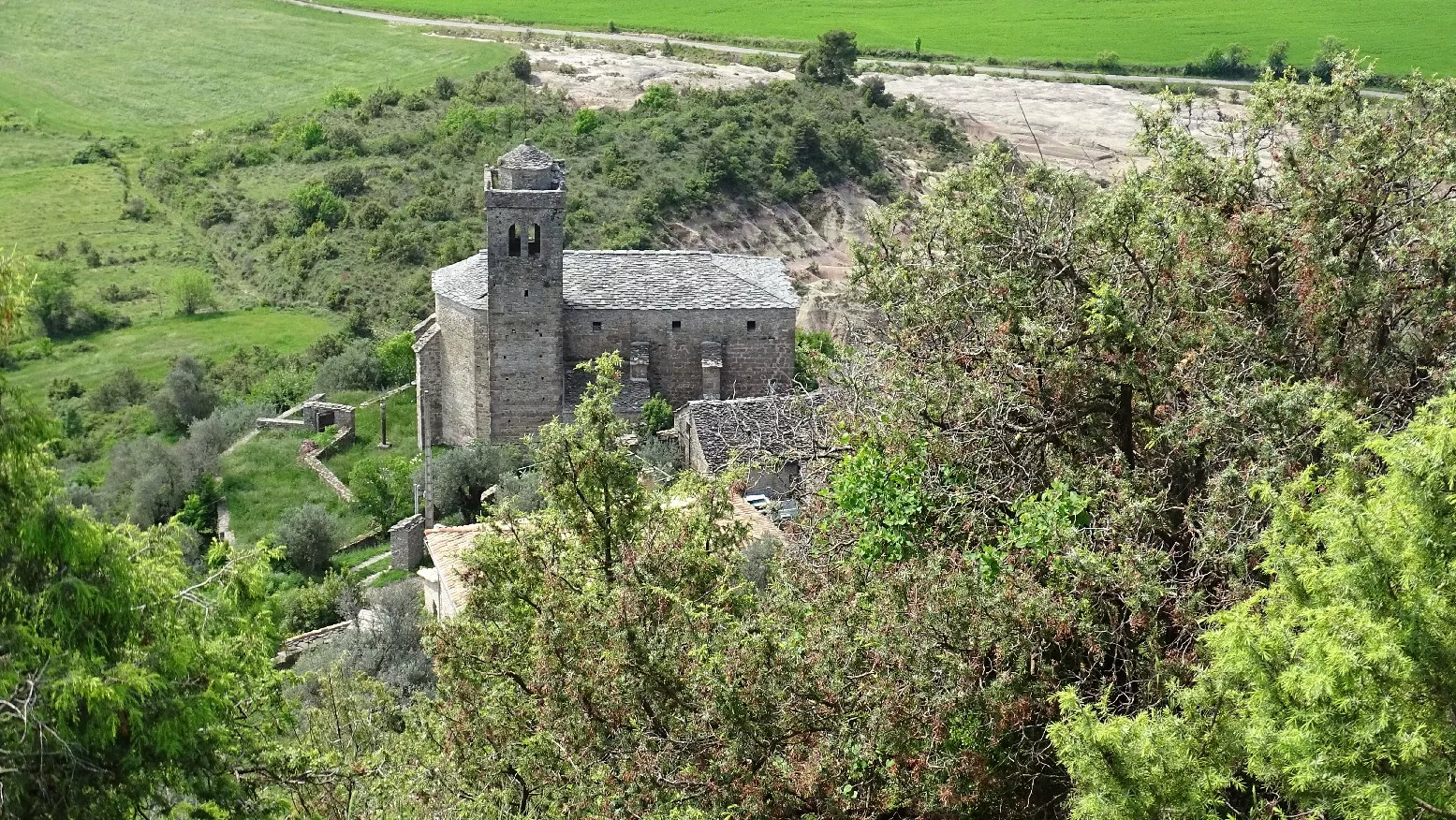 Desde el mirador del Castillo de Santa María de Buil. Foto Alfredo Zazo