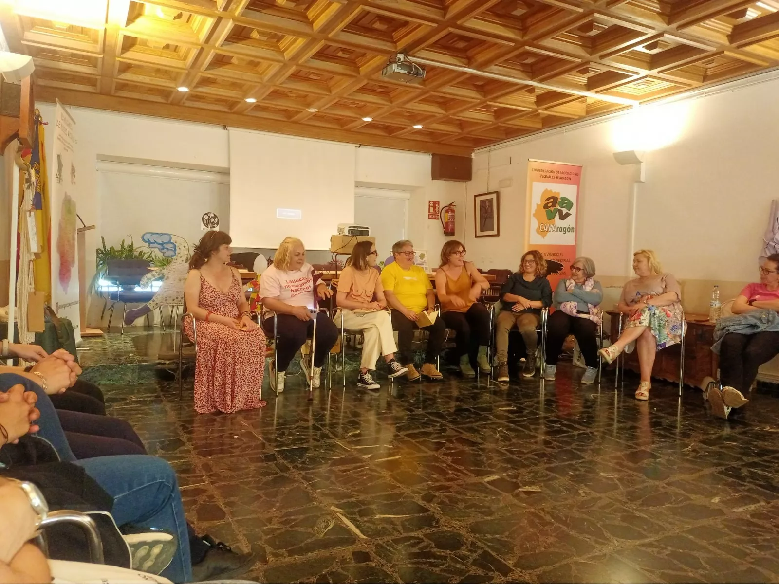 Quinto Encuentro de Mujeres Vecinales de Aragón en Ayerbe.
