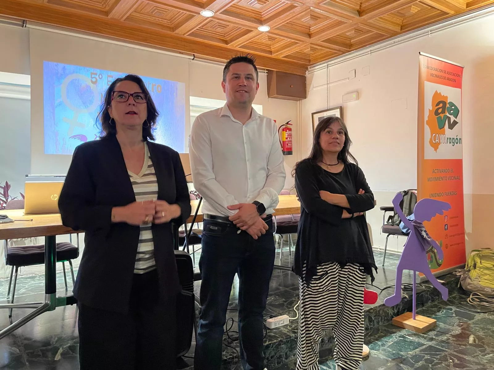 Quinto Encuentro de Mujeres Vecinales de Aragón en Ayerbe.