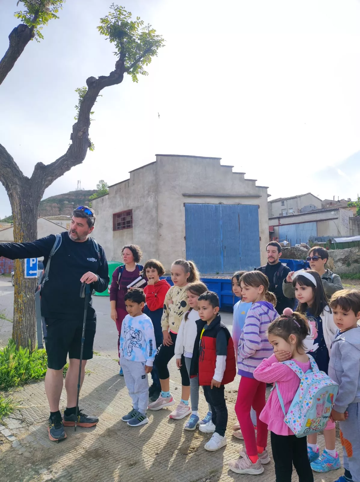 Actividad descubriendo las aves del alumnado de Bolea.