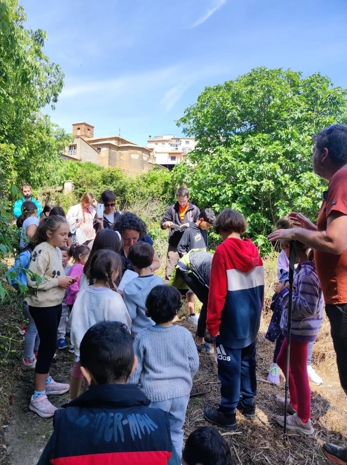 Actividad descubriendo las aves del alumnado de Bolea.