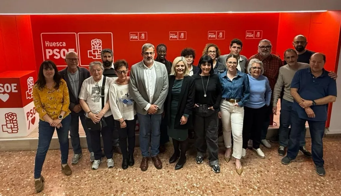 Nueva Ejecutiva local del PSOE de Huesca.