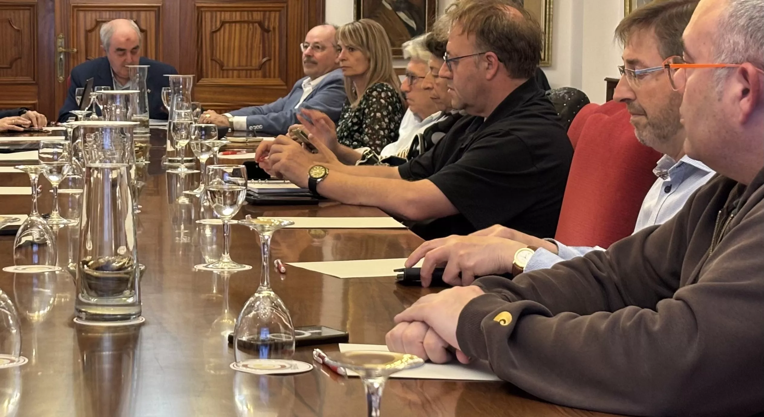 Pleno de la Cámara de Huesca.