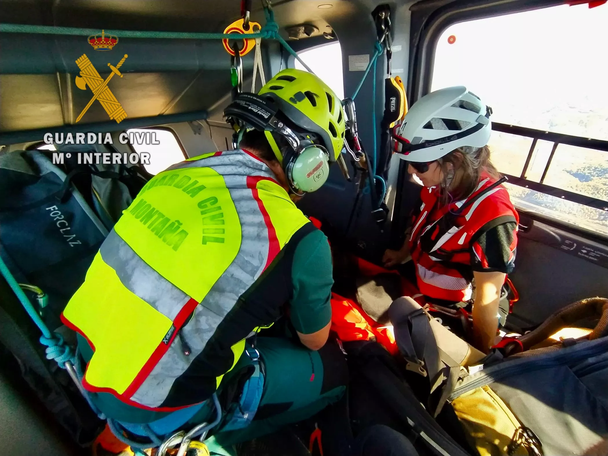 Dos barranquistas rescatados en media hora en el Pirineo y una senderista evacuada por ansiedad.