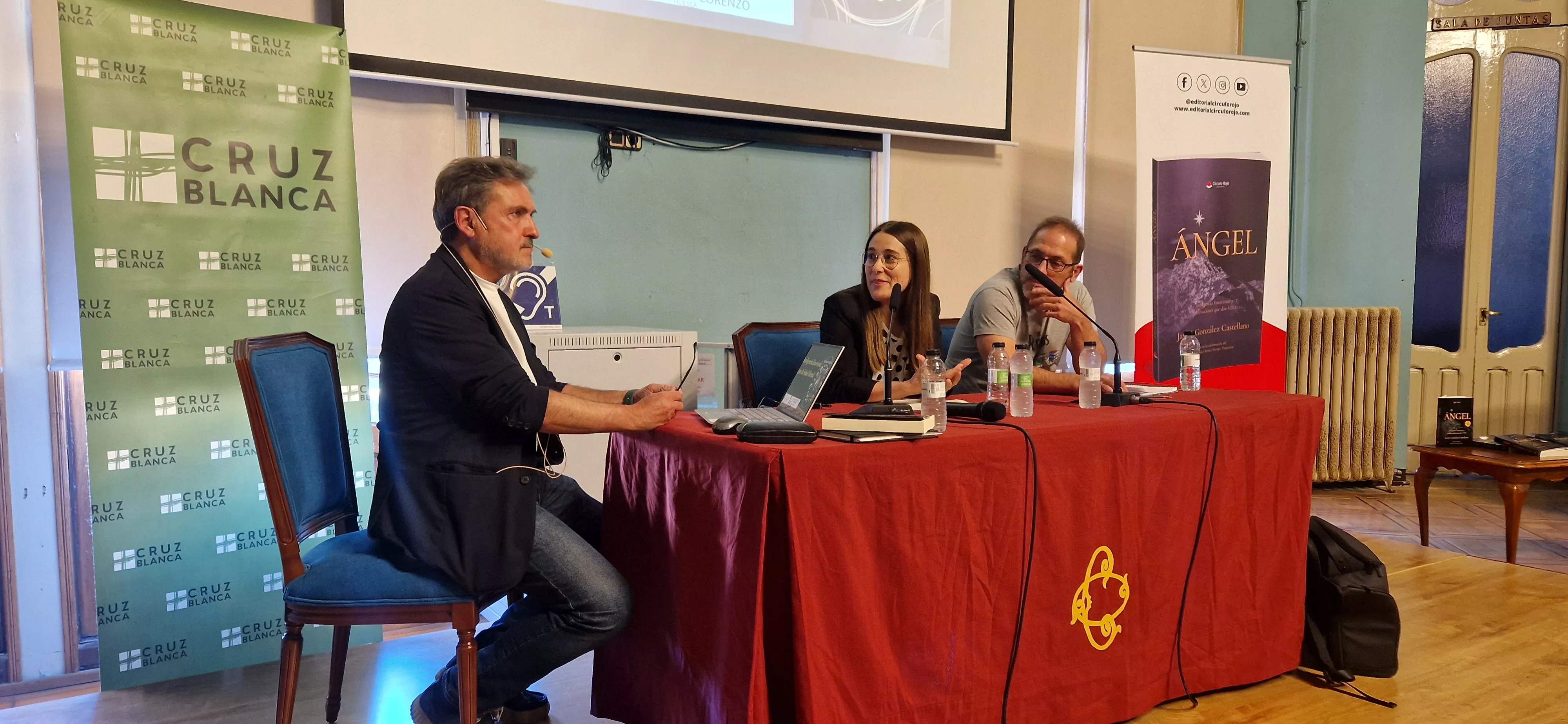 Javier González, Lucía Torner y Óscar Carnero. Foto Myriam Martínez