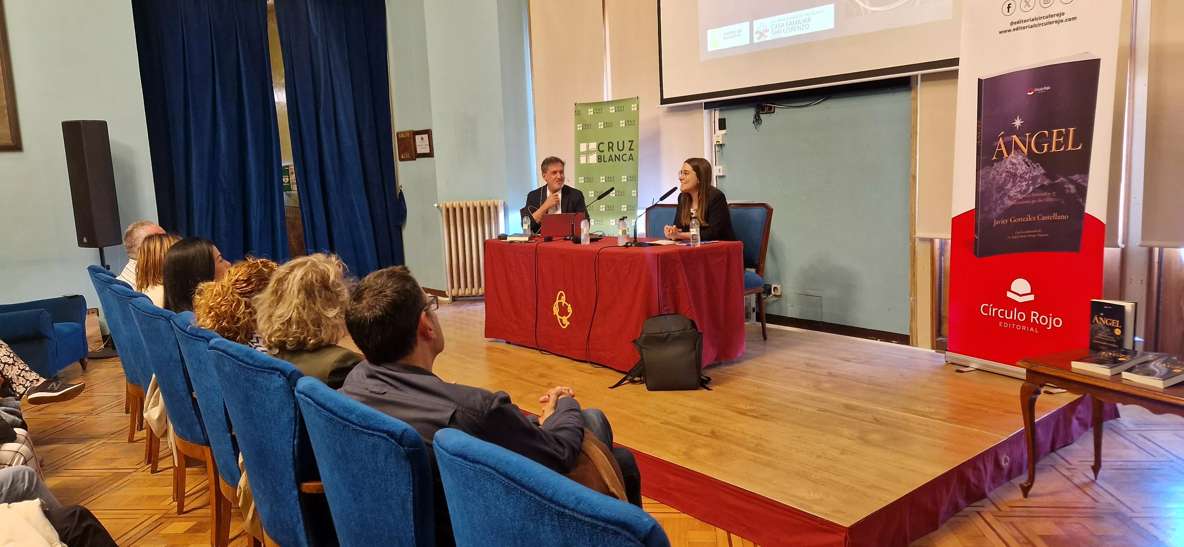  charla con Javier González Castellano y Cruz Blanca sobre el suicidio