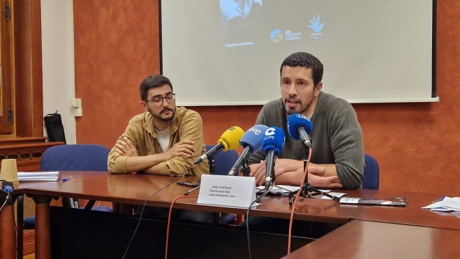 Óscar Nadal y Noel Torrijos. Foto Myriam Martínez