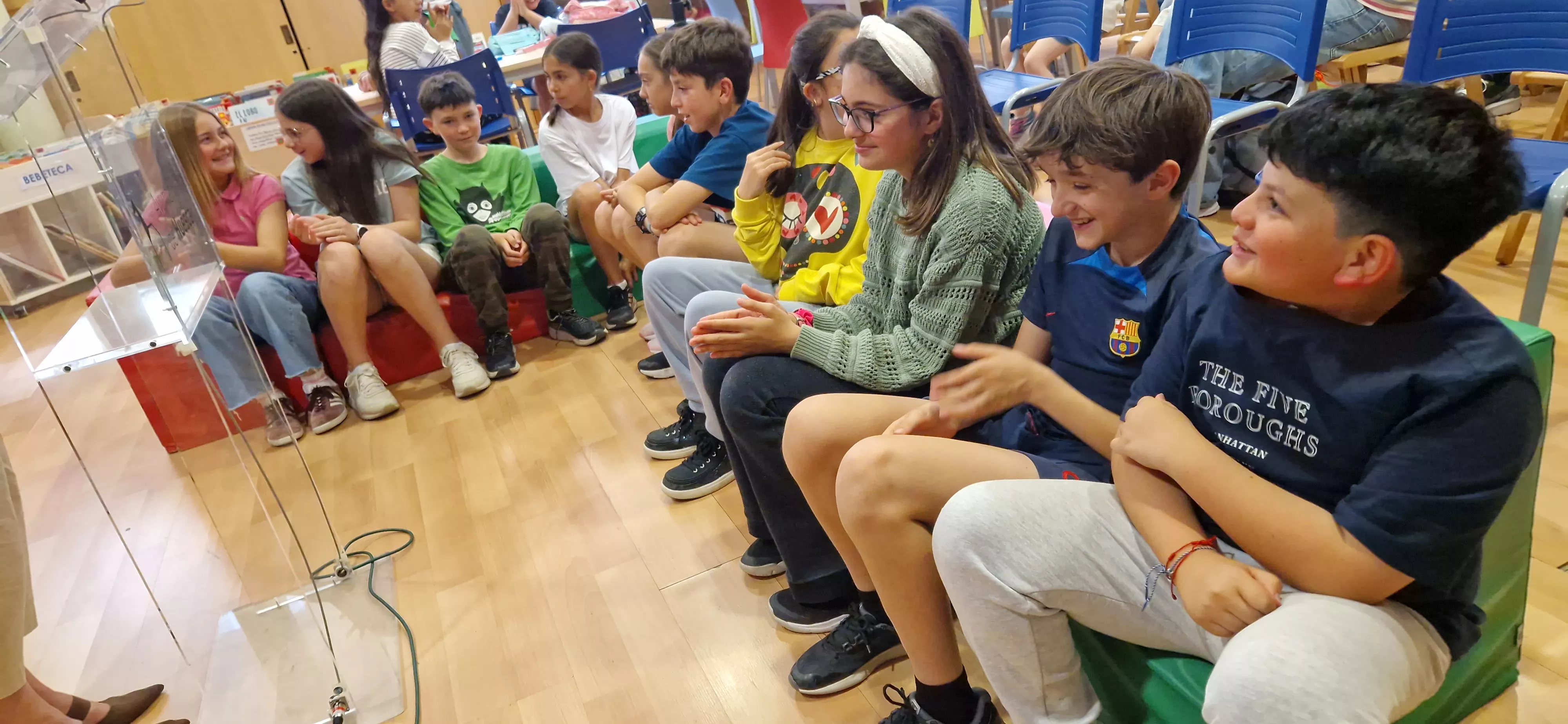 La Cueva de la lectura en la Biblioteca Ramón J. Sender. Foto Myriam Martínez