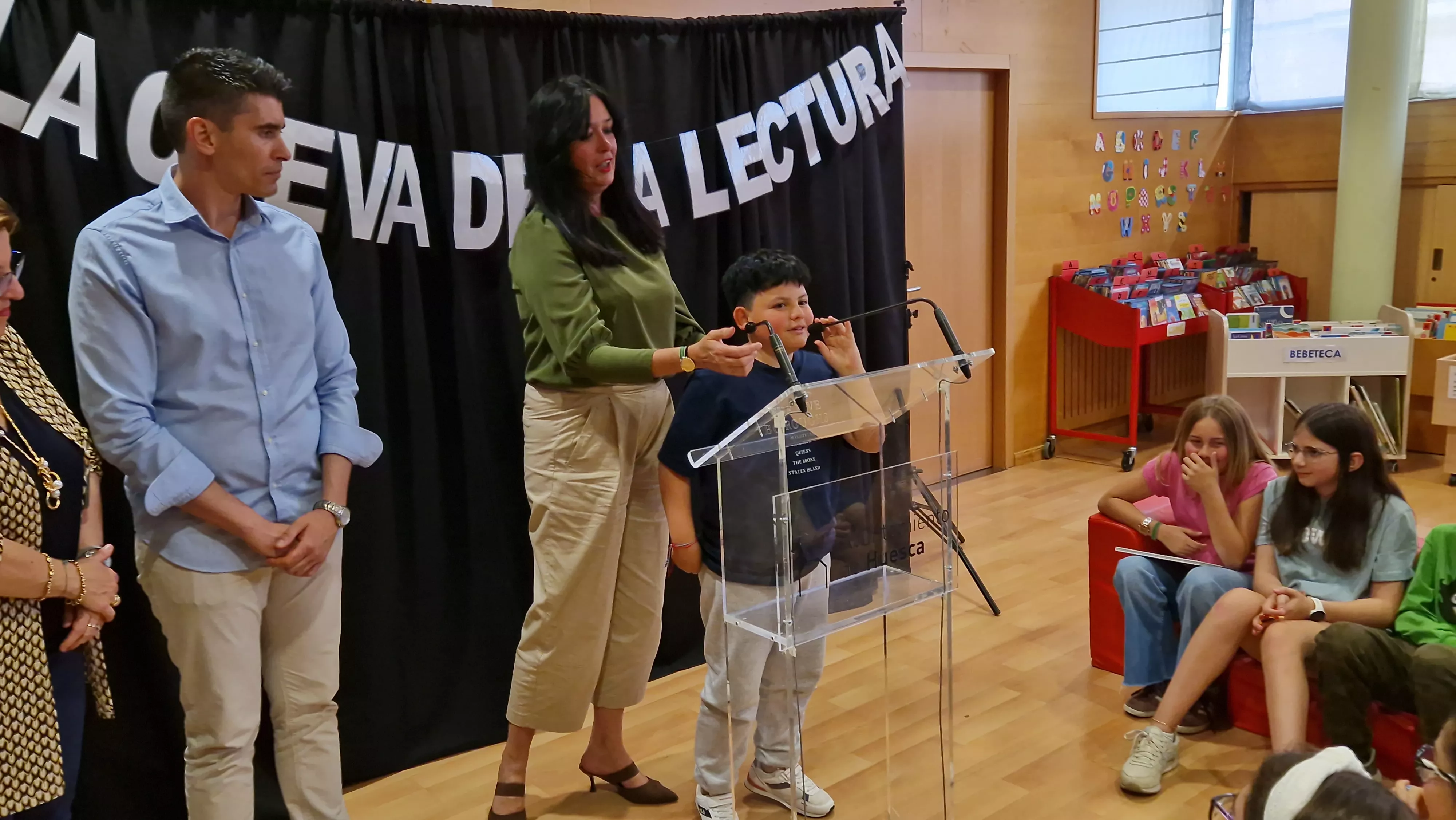 La Cueva de la lectura en la Biblioteca Ramón J. Sender. Foto Myriam Martínez