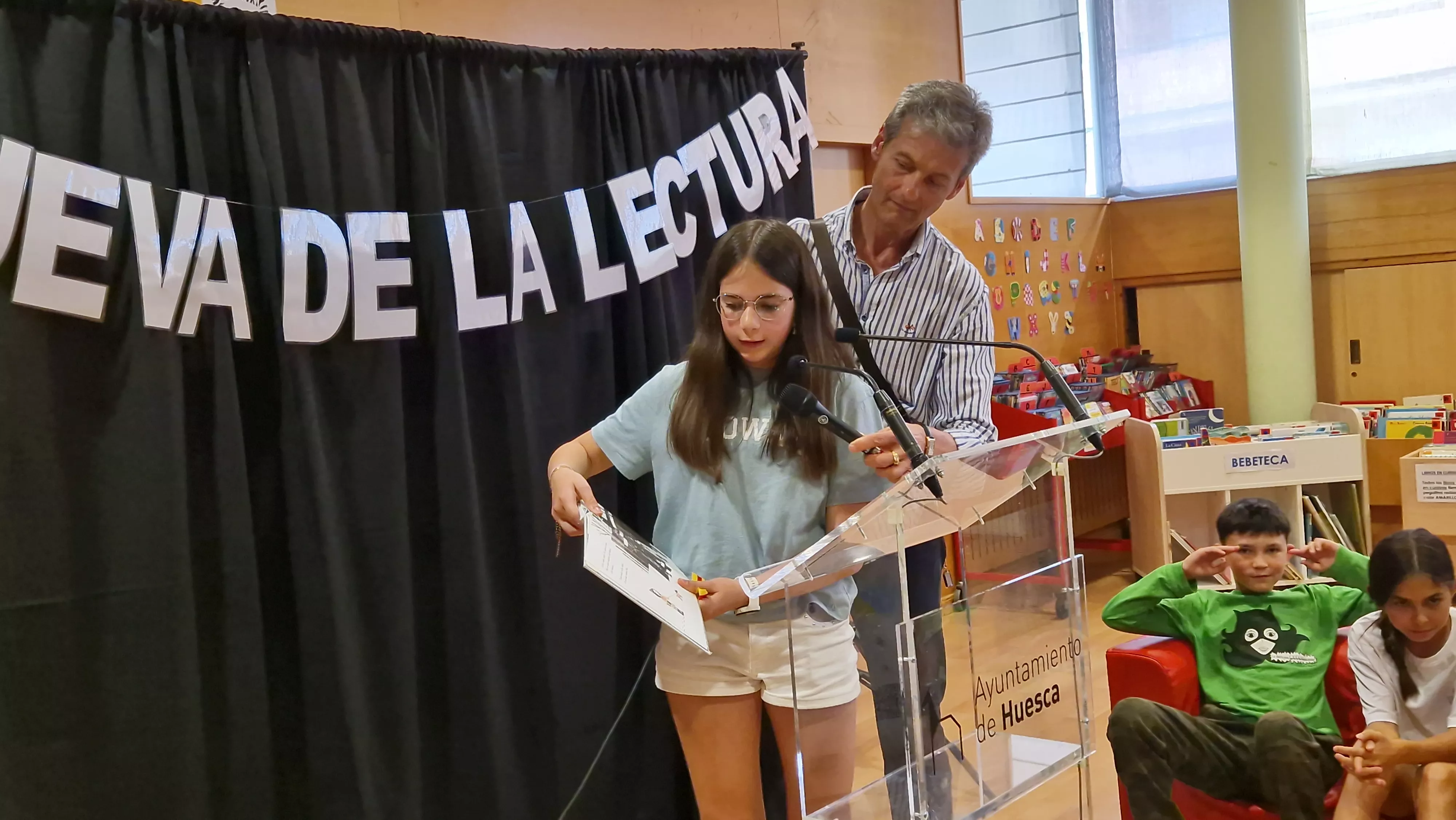 La Cueva de la lectura en la Biblioteca Ramón J. Sender. Foto Myriam Martínez