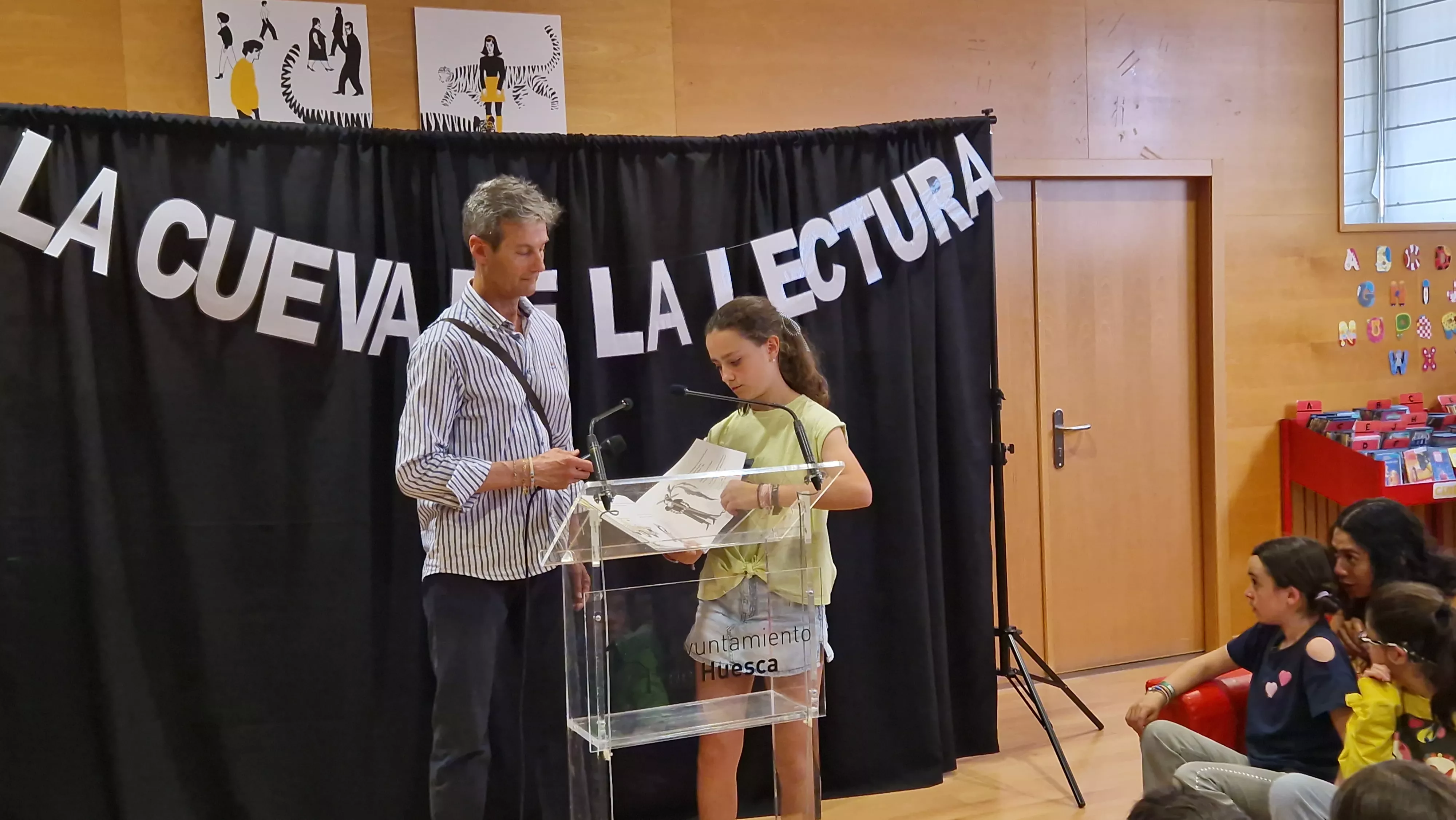 La Cueva de la lectura en la Biblioteca Ramón J. Sender. Foto Myriam Martínez