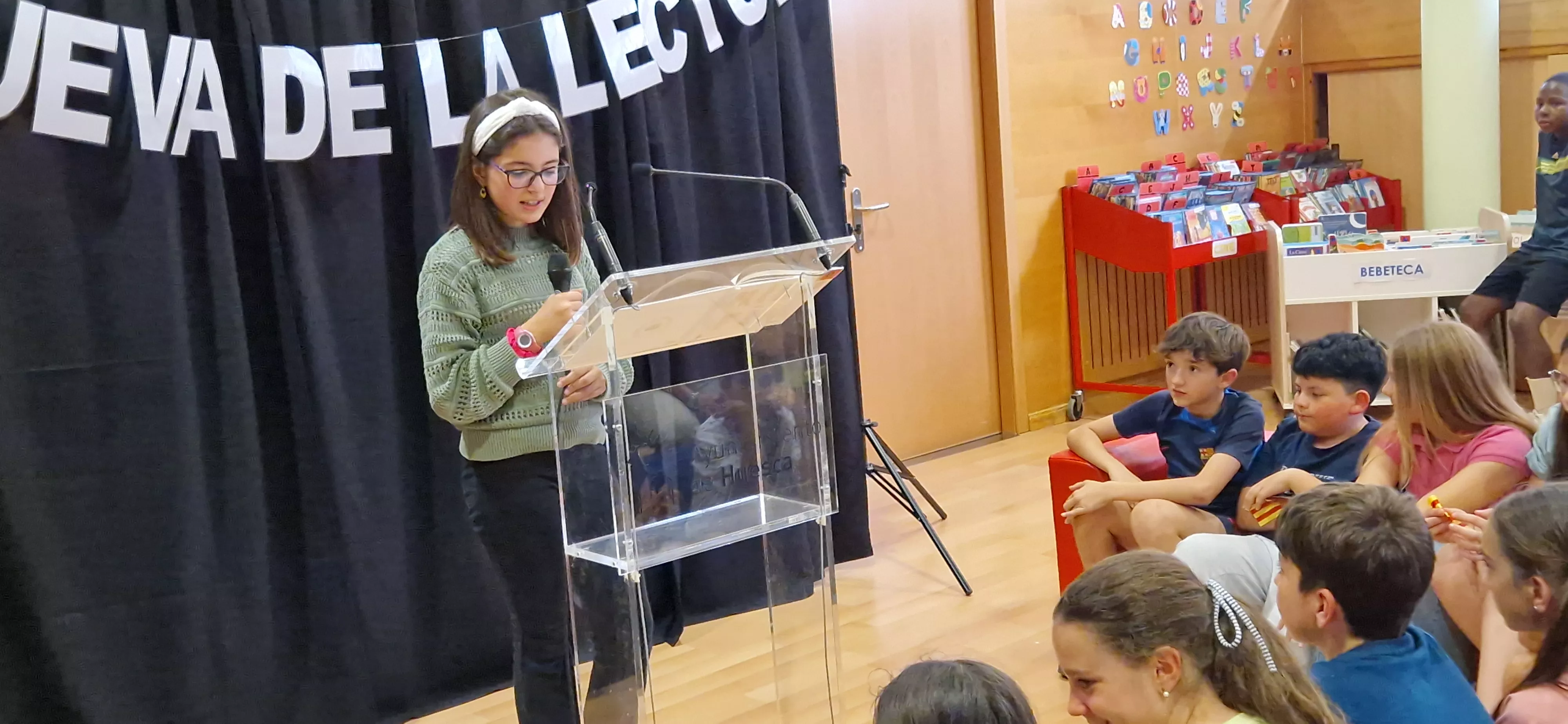 La Cueva de la lectura en la Biblioteca Ramón J. Sender. Foto Myriam Martínez