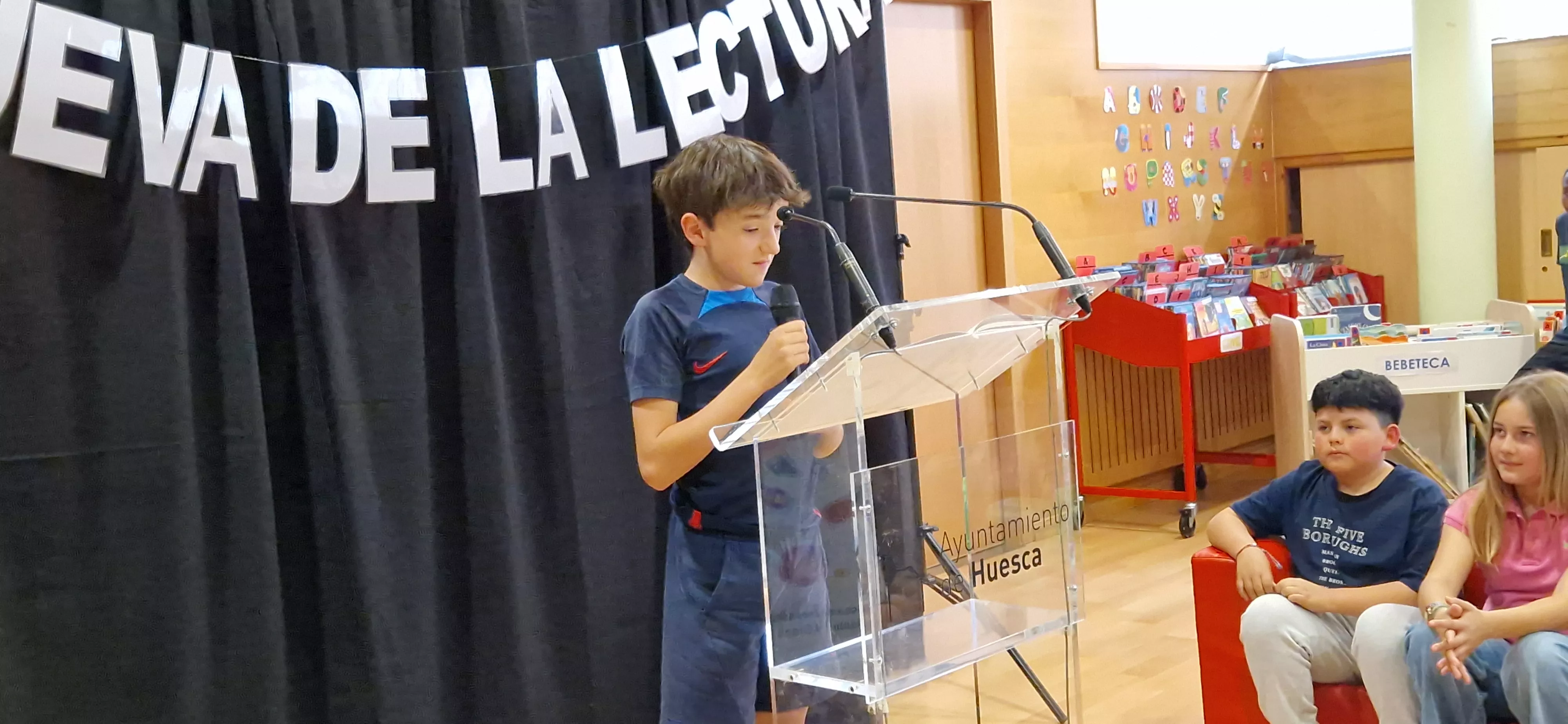 La Cueva de la lectura en la Biblioteca Ramón J. Sender. Foto Myriam Martínez