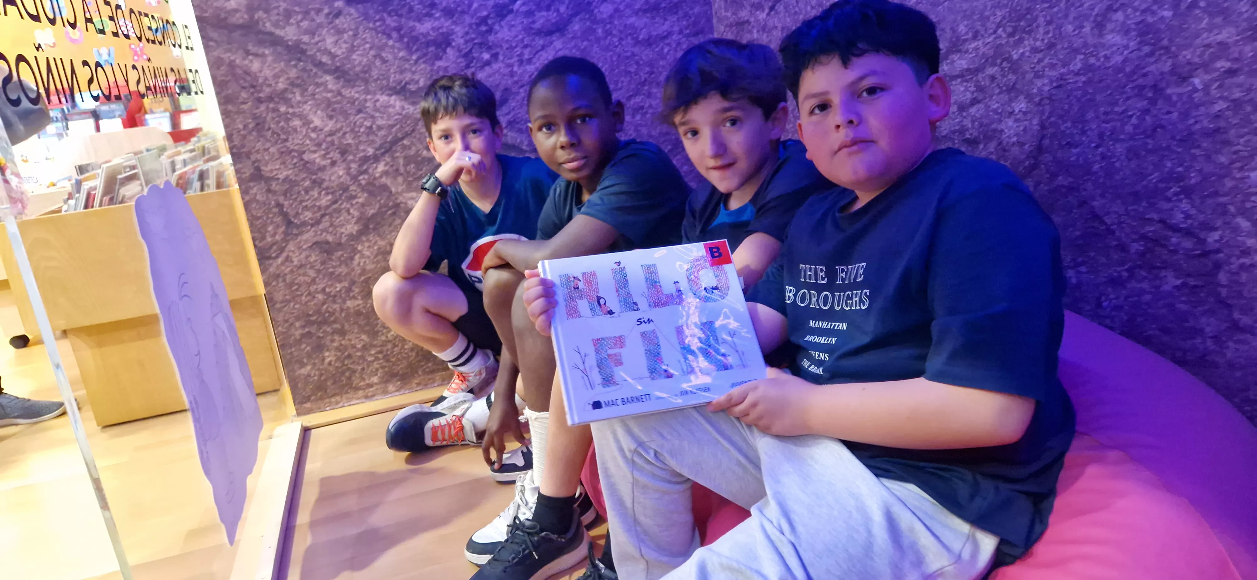 La Cueva de la lectura en la Biblioteca Ramón J. Sender. Foto Myriam Martínez