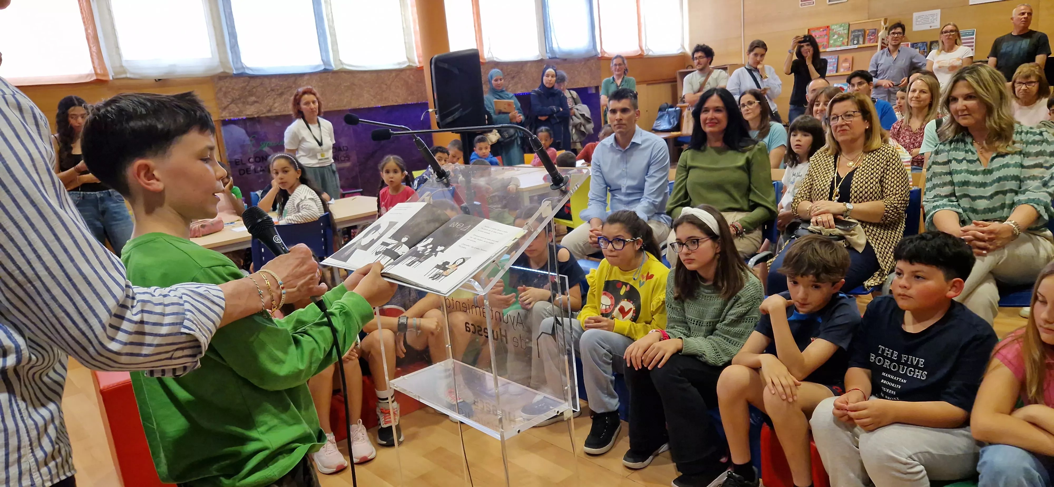 La Cueva de la lectura en la Biblioteca Ramón J. Sender. Foto Myriam Martínez